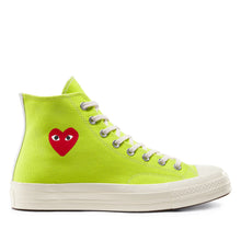Load image into Gallery viewer, Play Comme des Garçons x Converse Chuck Taylor All Star 70&#39; High (Bright Green)

