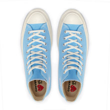 Load image into Gallery viewer, Play Comme des Garçons x Converse Chuck Taylor All Star 70&#39; High (Bright Blue)
