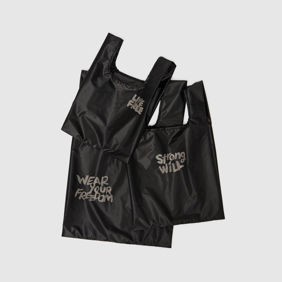 BLACK Comme des Garçons Bag Set of 3 (Black)