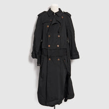 Load image into Gallery viewer, BLACK Comme des Garçons Double Breasted Trench Coat (Black)
