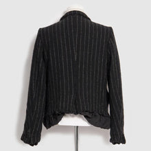 Load image into Gallery viewer, BLACK Comme des Garçons Chalk Stripe Jacket (Black/White)
