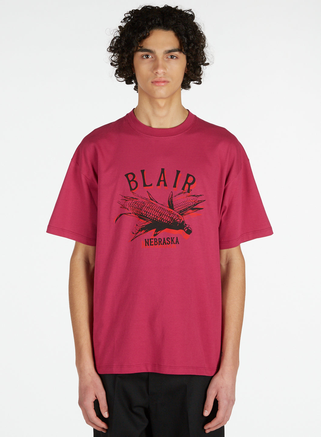 Raf Simons Blair Nebraska Graphic-print T-Shirt (Fuchsia)