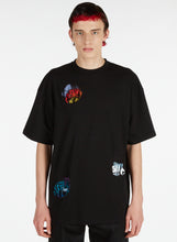 Load image into Gallery viewer, Raf Simons Oversized Printed Pocket Holes T-Shirt (Black)
