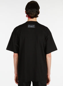 Raf Simons Oversized Printed Pocket Holes T-Shirt (Black)