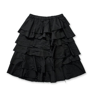 BLACK Comme des Garçons Tiered Skirt (Black)