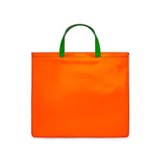 Load image into Gallery viewer, CDG Wallet Super Fluo Tote Bag (Blue/Orange)

