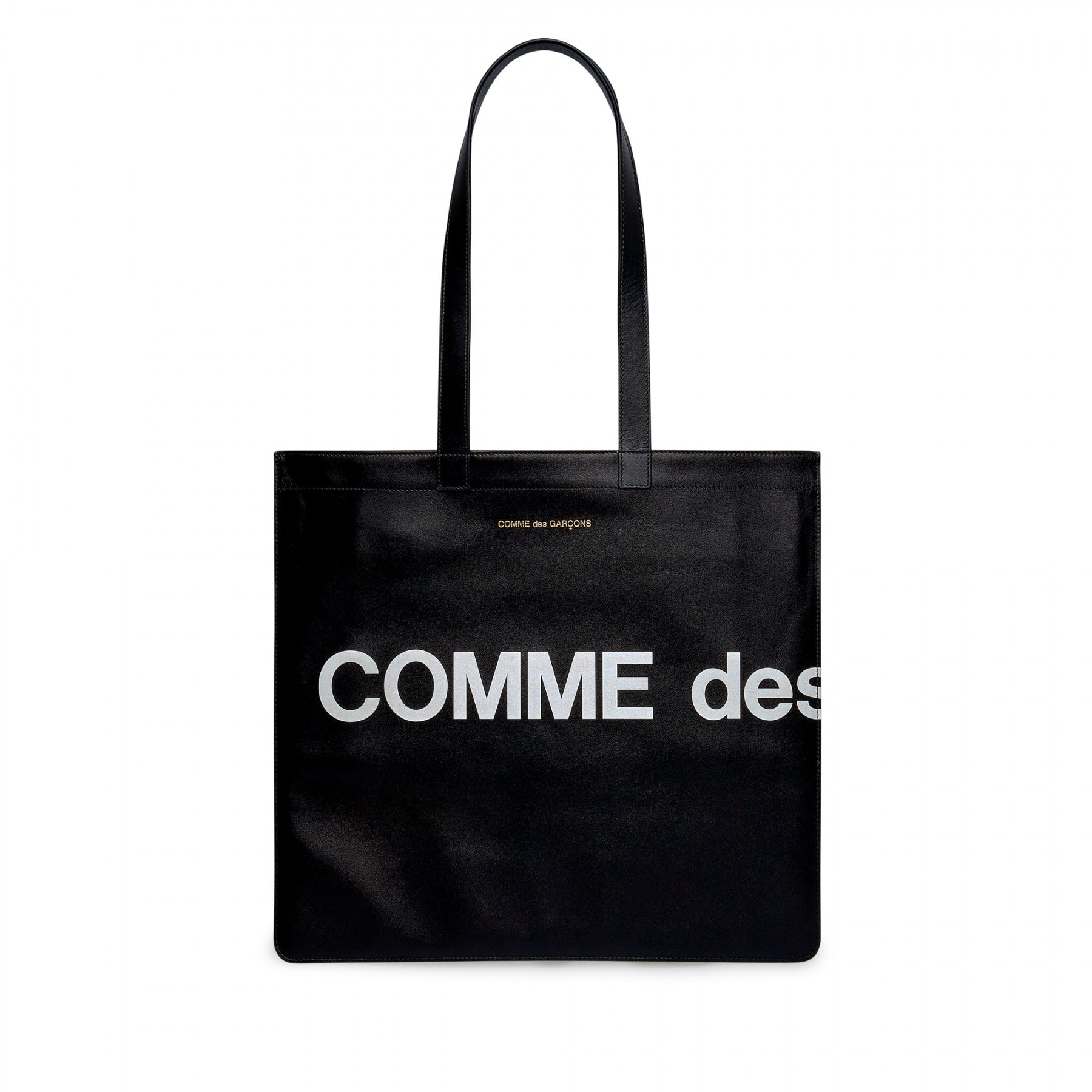 コムデギャルソン 2019 huge logo tote bag black Huge Logo Tote Bag Black – NOMAD