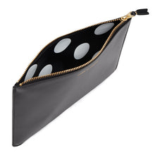 Load image into Gallery viewer, CDG Inside Polka Dot Zip Pouch (Black SA5100)
