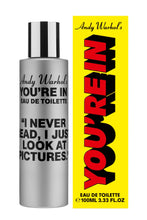 Load image into Gallery viewer, Comme des Garçons Parfum &quot;Andy Warhol&#39;s You&#39;re In&quot; (I NEVER READ 100ml natural spray)
