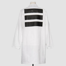 Load image into Gallery viewer, BLACK Comme des Garçons Engineer Tarpaulin Stripe Coat (White/Black)
