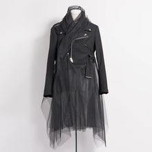Load image into Gallery viewer, Black Comme des Garçons Tulle Zip Jacket (Black)
