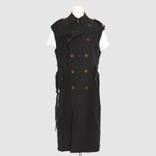 Load image into Gallery viewer, BLACK Comme des Garçons Sleeveless Trench Coat (Black)
