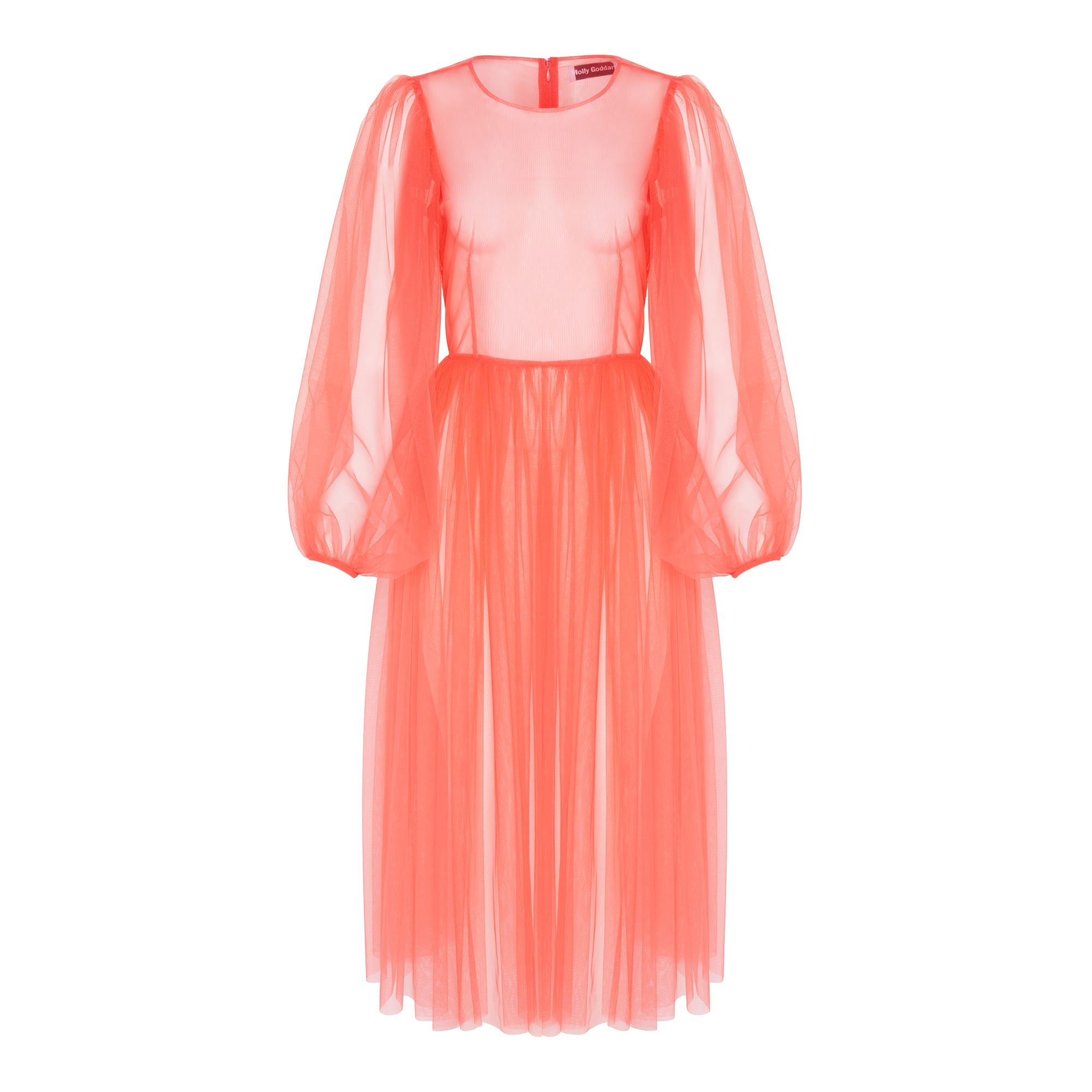 molly goddard pink dress Why This Bride Got Married In A Hot Pink Wedding Dress