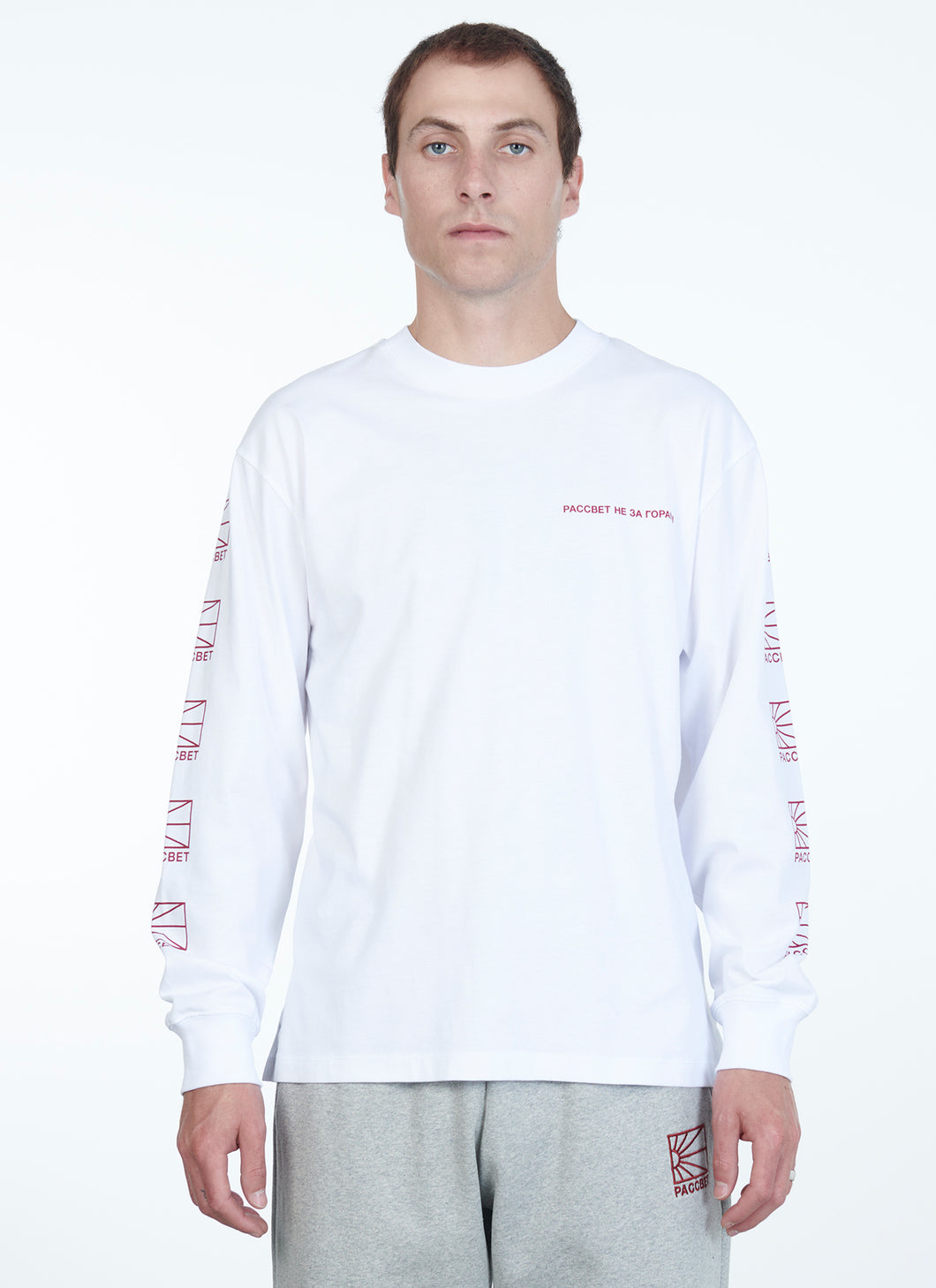 Rassvet L/S Multi Logo T-Shirt  (White)