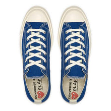 Load image into Gallery viewer, Play Comme des Garçons x Converse Black Heart Chuck Taylor All Star &#39;70 Low (Blue)
