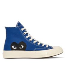 Load image into Gallery viewer, Play Comme des Garçons x Converse Black Heart Chuck Taylor All Star &#39;70 High (Blue)
