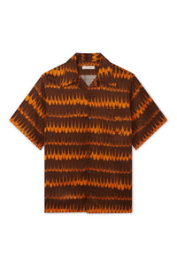 Wales Bonner Rhythm Shirt (Brown/Orange)