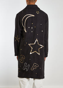 Sky High Farm Embroidered Constellation Jacket (Black)