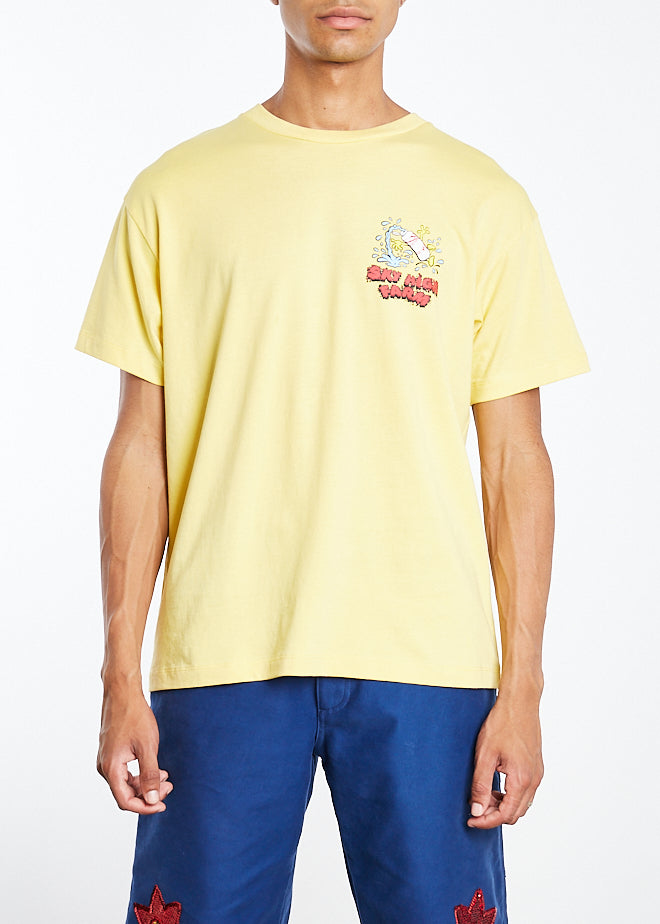 Sky High Farm Flatbush Printed S/S T-Shirt (Yellow)