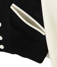 Load image into Gallery viewer, Undercover Varsity Jacket (Black/Off-White)
