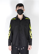 Load image into Gallery viewer, Youths in Balaclava Long Sleeve Graphic Shirt Woven (Black)
