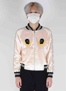 Youths in Balaclava Reversible Jacket Woven (Cream)