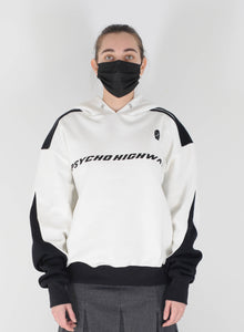 Youths in Balaclava Psycho Highway Hoodie (White)