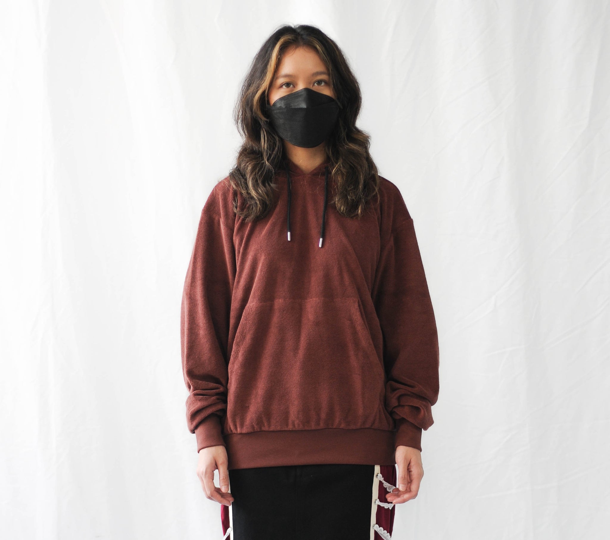 【関税込み】Youths in Balaclava ブラック コットン フーディ Youths In Balaclava | Bandits Official Shop