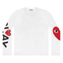 Load image into Gallery viewer, Play Comme des Garçons Big Heart Long Sleeve (White)
