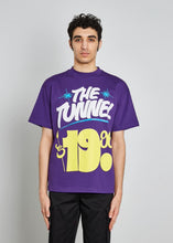 Load image into Gallery viewer, Honey Fucking Dijon Peter Paid The Tunnel T-Shirt (Dark Purple)
