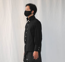Load image into Gallery viewer, Youths in Balaclava High Collar Blouse (Black)
