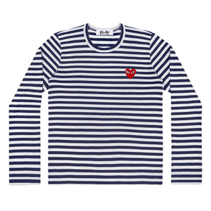 Play Comme des Garçons Striped T-Shirt (Navy/White)