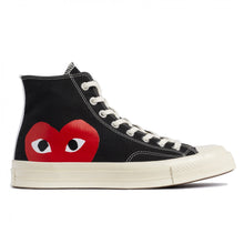Load image into Gallery viewer, Play Comme des Garçons x Converse Red Heart Chuck Taylor All Star &#39;70 High (Black)
