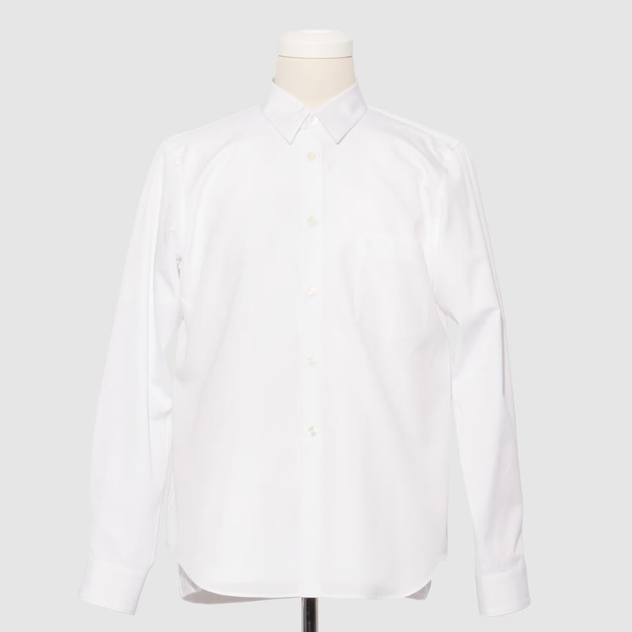 BLACK Comme des Garçons Cutout Back Shirt (White)