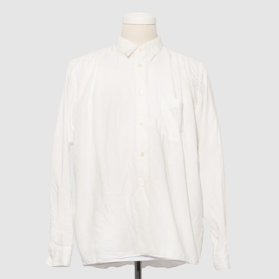 BLACK Comme des Garçons Gathered Shirt (White)