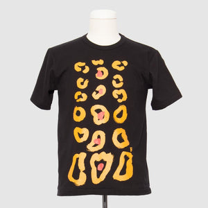 BLACK Comme des Garçons Filip Pagowski Cotton T-Shirt (Black/Yellow)
