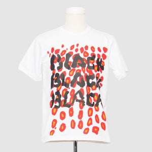 BLACK Comme des Garçons Filip Pagowski Cotton T-Shirt (White/Red)